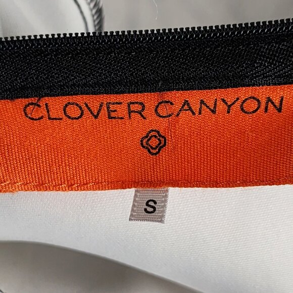 Clover Canyon Houndstooth Trinity Print Stretch Neoprene Sheath Dress - Picture 6 of 7